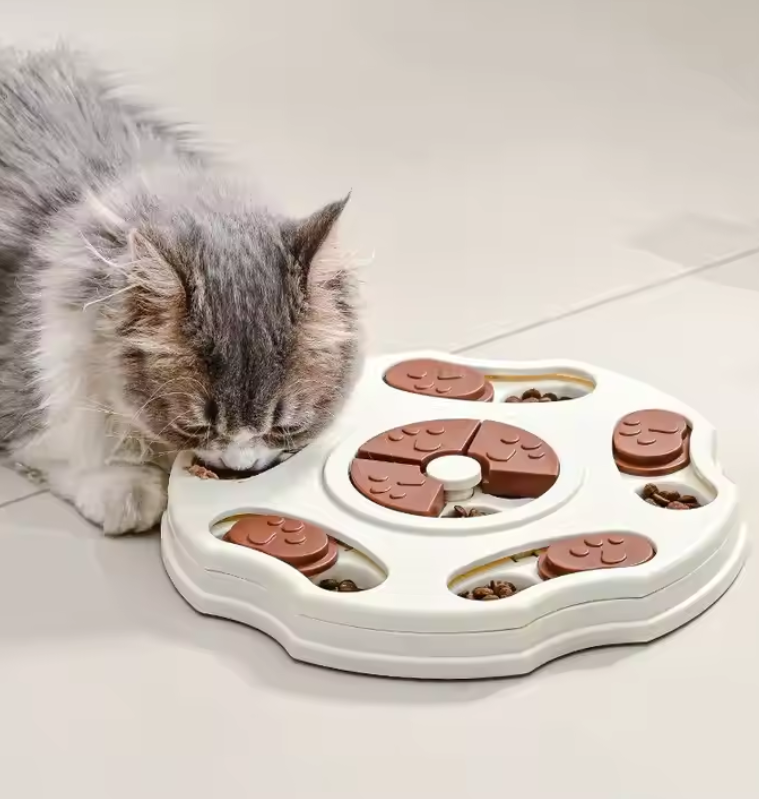 Eat Slow, Play Fast | Puzzle Feeder | Pet Slow Feeder Bowl