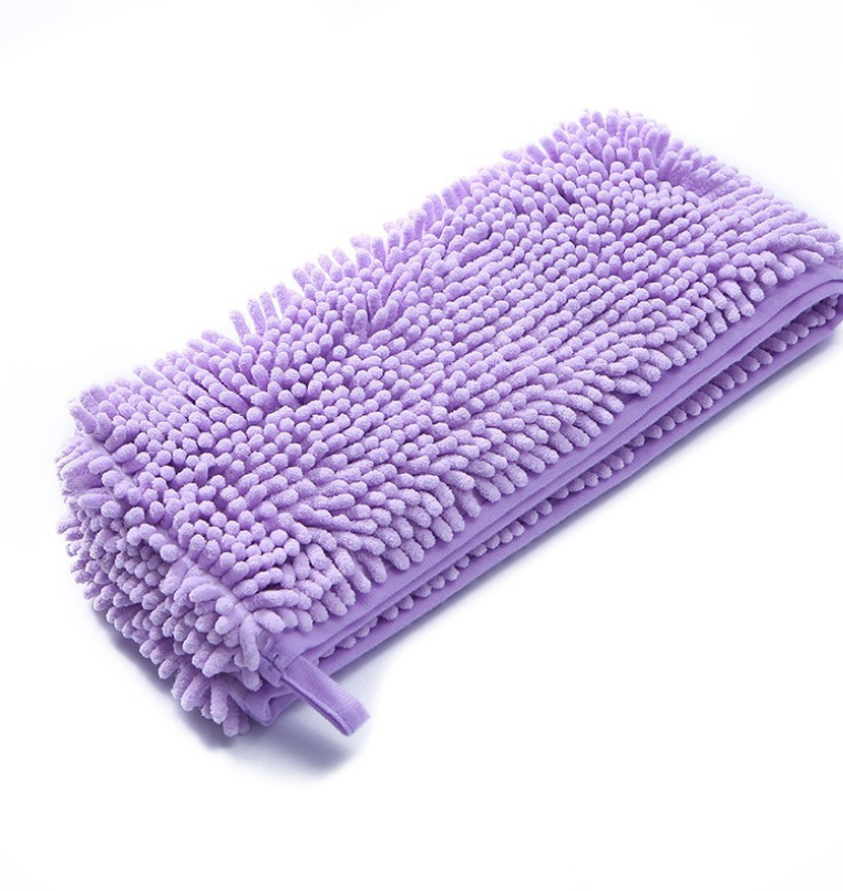 All-Purpose, Highly Absorbent, Soft Chenille Pet Drying Towel — With Pocket Design