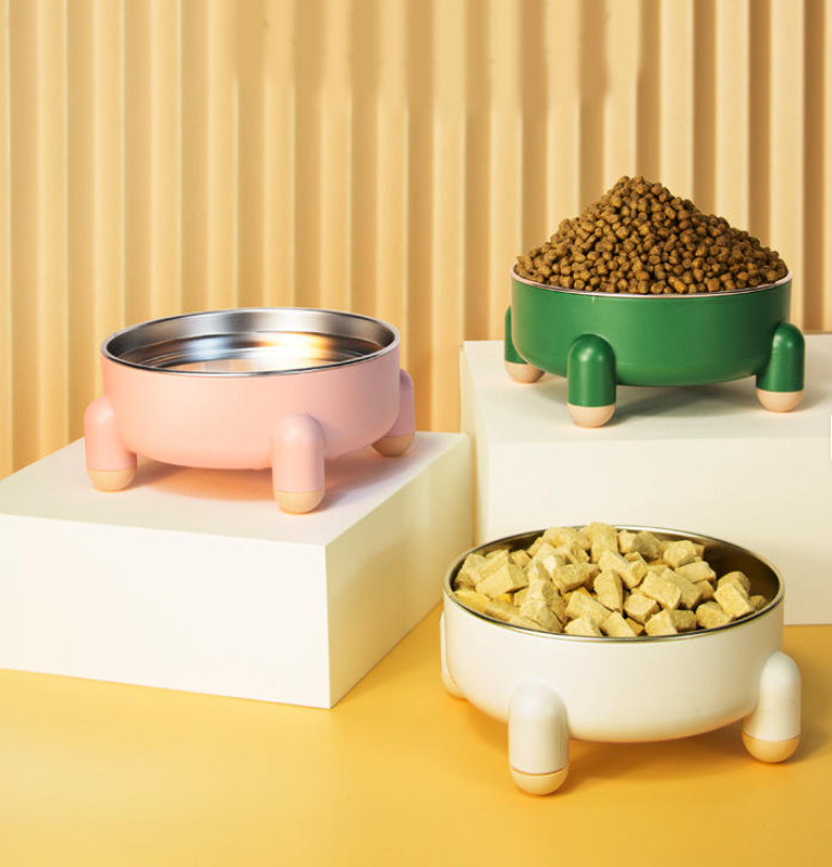 Colorful Stainless Steel | Double-Layer, Hygienic Stainless Steel Pet Bowl
