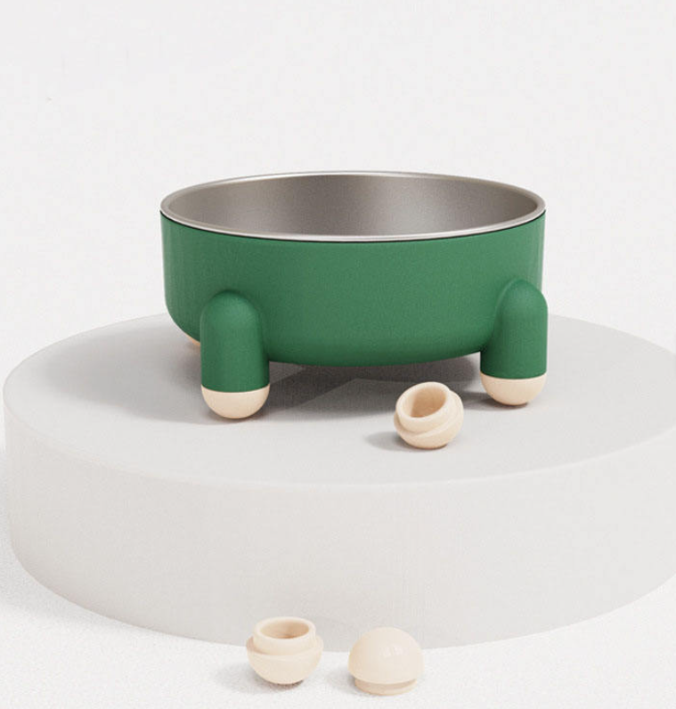 Colorful Stainless Steel | Double-Layer, Hygienic Stainless Steel Pet Bowl